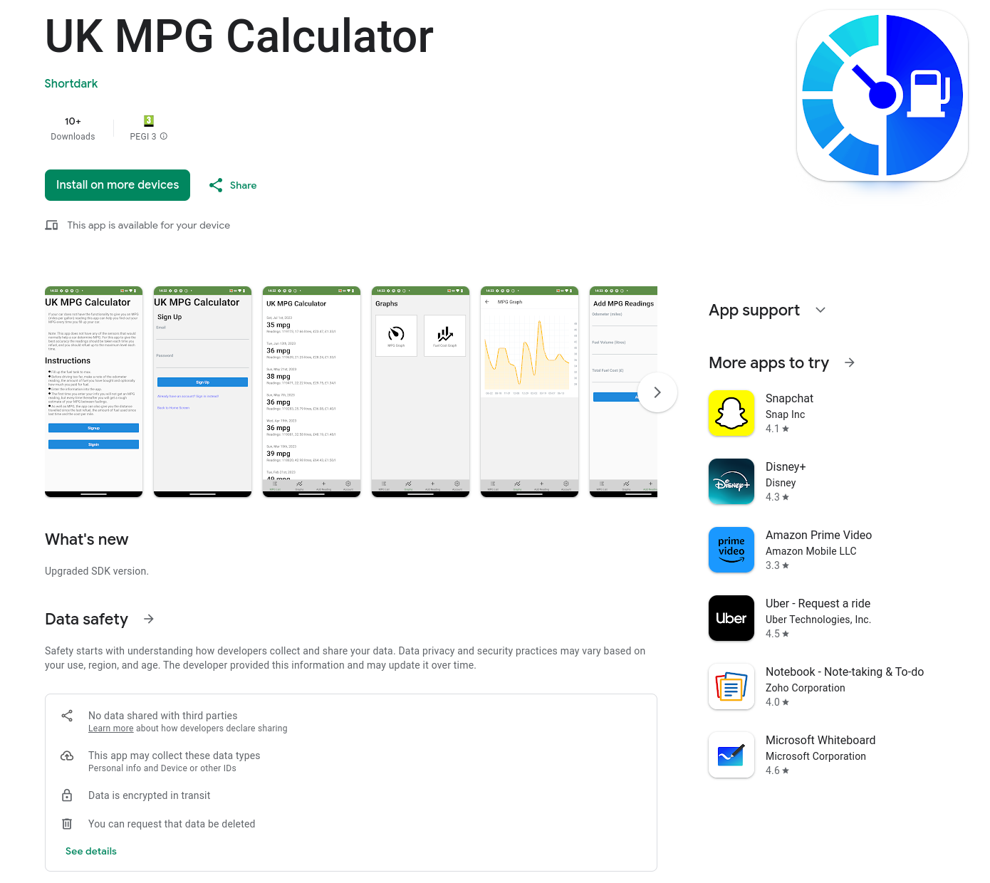 UK MPG Calculator on Google Play